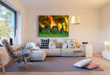 Stonehenge Abstrakt Natur Leinwandbild AK Art Bilder Mehrfarbig Kunstdruck XXL