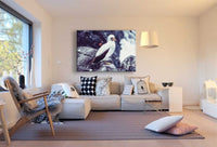 Vogel am Meer Leinwandbild AK Art Bilder Mehrfarbig Kunstdruck XXL Wandbild TOP