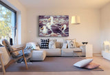 Vögel Steine Leinwandbild AK Art Bilder Mehrfarbig Kunstdruck Wandbild Wanddeko