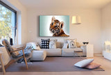 Tiger Leinwandbild AK Art Bilder Mehrfarbig Wandbild Kunstdruck Wanddeko TOP XXL