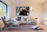 Bär Leinwandbild AK Art Bilder Mehrfarbig Wandbild Kunstdruck Wanddeko TOP XXL