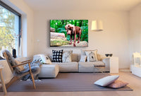 Labrador Leinwandbild AK Art Bilder Mehrfarbig Wandbild Kunstdruck Wanddeko XXL