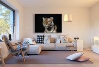 Tiger Leinwandbild AK Art Bilder Mehrfarbig Kunstdruck XXL Wandbild Wanddeko TOP