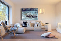 Schildkröten Paar Leinwandbild AK Art Bilder Mehrfarbig Kunstdruck XXL Wandbild