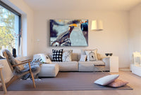 Eichhörnchen Kamera Leinwandbild AK Art Bilder Mehrfarbig Kunstdruck XXL TOP