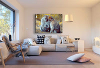 Affen Familie Leinwandbild – Afrika Kunstdruck | AK Art Bilder"