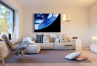 Erde Weltraum Leinwandbild AK Art Bilder Kunstdruck XXL Mehrfarbig Wandbild TOP