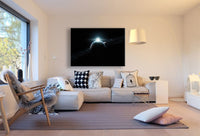 Sonnenaufgang Planet Leinwandbild AK Art Bilder Mehrfarbig Kunstdruck Wandbild