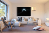 Sonnenaufgang Planet Leinwandbild AK Art Bilder Mehrfarbig Kunstdruck Wandbild