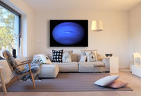 Neptun Blau Weltraum Leinwandbild AK Art Bilder Mehrfarbig Kunstdruck Wandbild