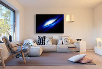 Galaxie Blau Weltraum Leinwandbild AK Art Bilder Mehrfarbig Wandbild Kunstdruck
