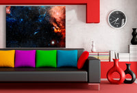 Sternenhimmel Weltraum Leinwandbild AK Art Bilder Mehrfarbig Wandbild Kunstdruck