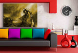 Dark Souls Leinwandbild AK ART Kunstdruck Wandbild Wanddeko Mehrfahrbig TOP XXL