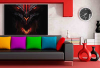 Diablo III Leinwandbild AK ART Kunstdruck Mehrfahrbig Wadbild Wanddeko TOP XXL