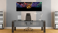 Avenger Marvel Leinwandbild AK ART Kunstdruck Wandbild Wanddeko Panorama TOP XXL