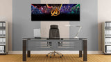 Avenger Marvel Leinwandbild AK ART Kunstdruck Wandbild Wanddeko Panorama TOP XXL