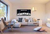 Mercedes AMG Pamorama Leinwandbild AK ART Kunstdruck Mehrfarbig Wandbild TOP XXL Auto
