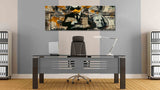 IN DUCK WE TRUST – Pop-Art Leinwandbild im Dollar-Stil mit Boss-Energie | AK ART