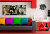 IN DUCK WE TRUST – Pop-Art Leinwandbild im Dollar-Stil mit Boss-Energie | AK ART
