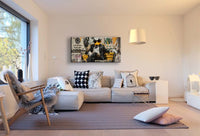 Gold-Thron Duck – Pop-Art Leinwandbild im Streetstyle mit Macht und Luxus | AK ART
