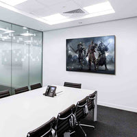 The Witcher III Leinwandbild AK ART Kunstdruck Wandbild Wanddeko Mehrfarbig XXL