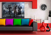 The Witcher III Leinwandbild AK ART Kunstdruck Wandbild Wanddeko Mehrfarbig XXL