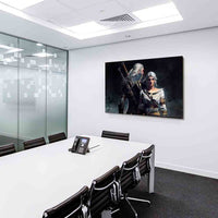 The Witcher III Leinwandbild AK ART Kunstdruck Wandbild Wanddeko Mehrfarbig XXL