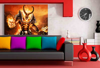 World of Warcraft WoW Sargeras Leinwandbild AK ART Kunstdruck Wandbild Wanddeko