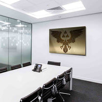 The Legend of Zelda Hylia Symbol Leinwandbild AK ART Kunstdruck Wandbild TOP XXL