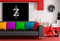 The Legend of Zelda Leinwandbild AK ART Kunstdruck Wandbild Wanddeko Fanart XXL
