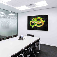 Shenlong Dragonball Leinwandbild AK ART Kunstdruck Wandbild Mehrfahrbig Wanddeko
