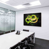 Shenlong Dragonball Leinwandbild AK ART Kunstdruck Wandbild Mehrfahrbig Wanddeko