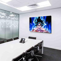 Son Goku Untra Instinkt Dragon Ball Leinwandbild AK ART Kunstdruck Wandbild XXL
