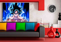 Son Goku Untra Instinkt Dragon Ball Leinwandbild AK ART Kunstdruck Wandbild XXL