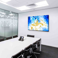 Vegeta SSGSS Dragon Ball Super Leinwandbild AK ART Kunstdruck Wandbild Wanddeko