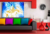 Vegeta SSGSS Dragon Ball Super Leinwandbild AK ART Kunstdruck Wandbild Wanddeko