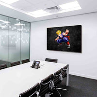 Son Gohan Dragonball Leinwandbild AK ART Kunstdruck Wandbild Wanddeko Mehrfarbig