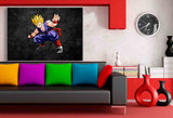 Son Gohan Dragonball Leinwandbild AK ART Kunstdruck Wandbild Wanddeko Mehrfarbig