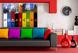 Game of Thrones GOT Häuser Leinwandbild AK ART Kunstdruck Wandbild Wanddeko XXL