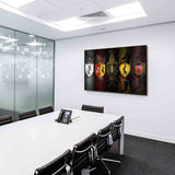 Game of Thrones GOT Häuser II Leinwandbild AK ART Kunstdruck Wandbild Wanddeko