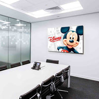 Micky Maus Leinwandbild AK ART Kunstdruck Wandbild Wanddeko Mehrfarbig TOP XXL