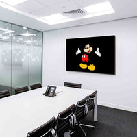 Micky Maus II Leinwandbild AK ART Kunstdruck Wandbild Wanddeko Mehrfarbig XXL