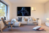 Black Panther Marvel Leinwandbild AK ART Kunstdruck Wandbild Wanddeko Mehrfarbig