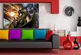 Hearthstone Der Schwarzfels Drache AK Art Bilder Kunstdruck Leinwandbilder XXL