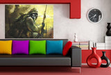 Stalker Kampfer Leinwandbild AK Art Bilder Wanddeko Wandbild Premium Kunstdruck