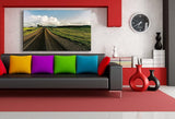 Feld Weg Leinwandbild Ak Art Bilder Mehrfarbig Wandbild Kunstdruck Wanddeko