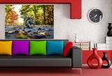 Eichhornchen im Wald Leinwandbild AK Art Bilder Wanddeko Wandbild Kunstdruck