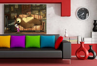 Mascha und der Bar Doktor Leinwandbild AK Art Studio Wanddeko Wandbild TOP XXL