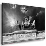 Brandenburger Tor Leinwandbild AK Art Bilder Wanddeko Wandbild Kunstdruck XXL