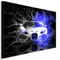 Bugatti Leinwandbild AK ART Kunstdruck Mehrfarbig Wandbild Wanddeko TOP XXL